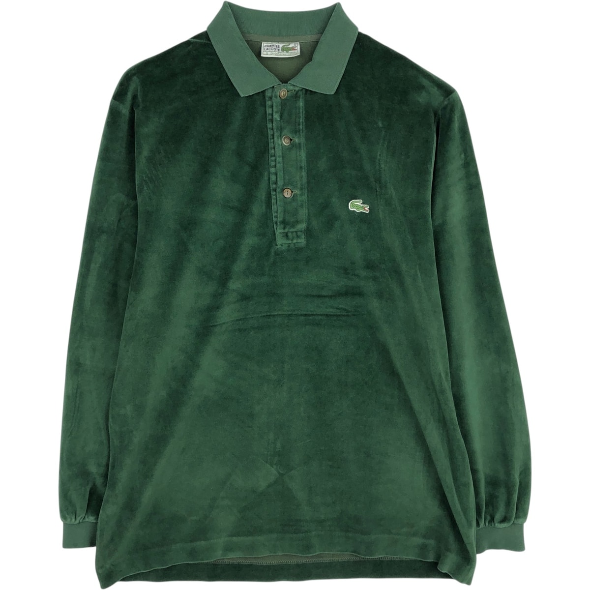 古着 80年代 ラコステ LACOSTE CHEMISE フレンチラコステ 長袖 ポロシャツ メンズL相当 ヴィンテージ/eaa631874