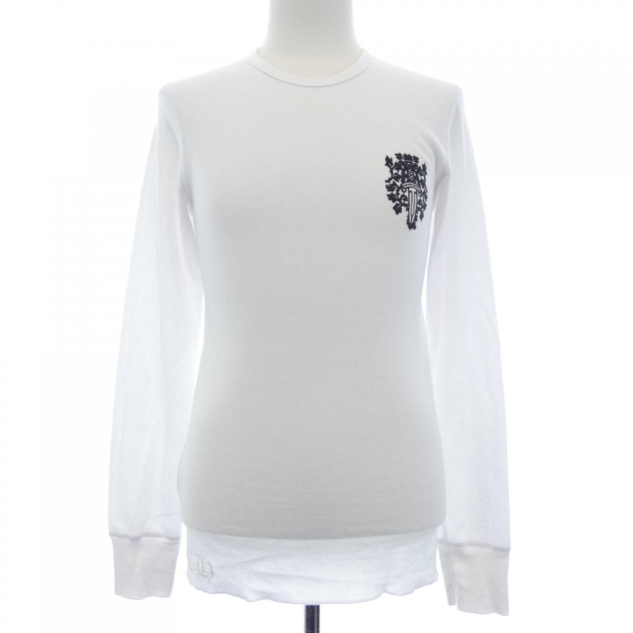 Chrome Hearts VINE DAGGER Back Print Thermal L/S T-Shirt "White"