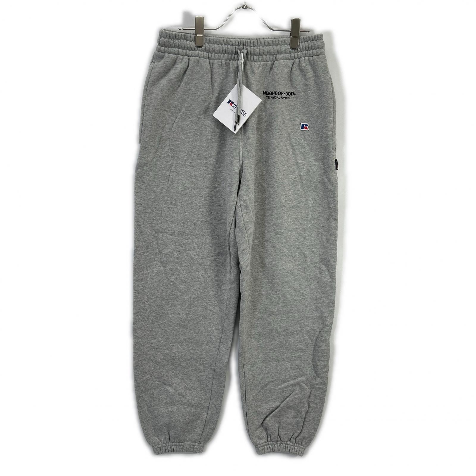 ネイバーフッド 【×RUSSELL】231XRRUNわ-PTM01 23SS グレー  SWEAT PANTS スウェットパンツ L