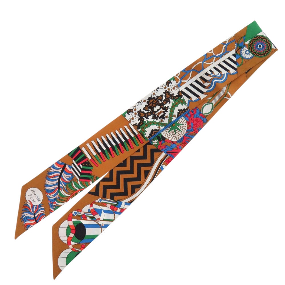 エルメス  ツイリー 杖傘と決闘 De l'Ombrelle au