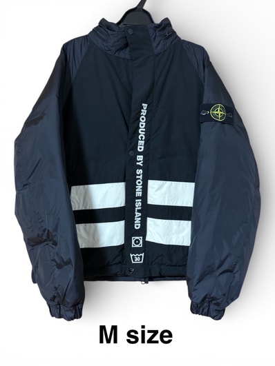 Supreme / Stone Island Reversible Down Puffer Jacket "Black"