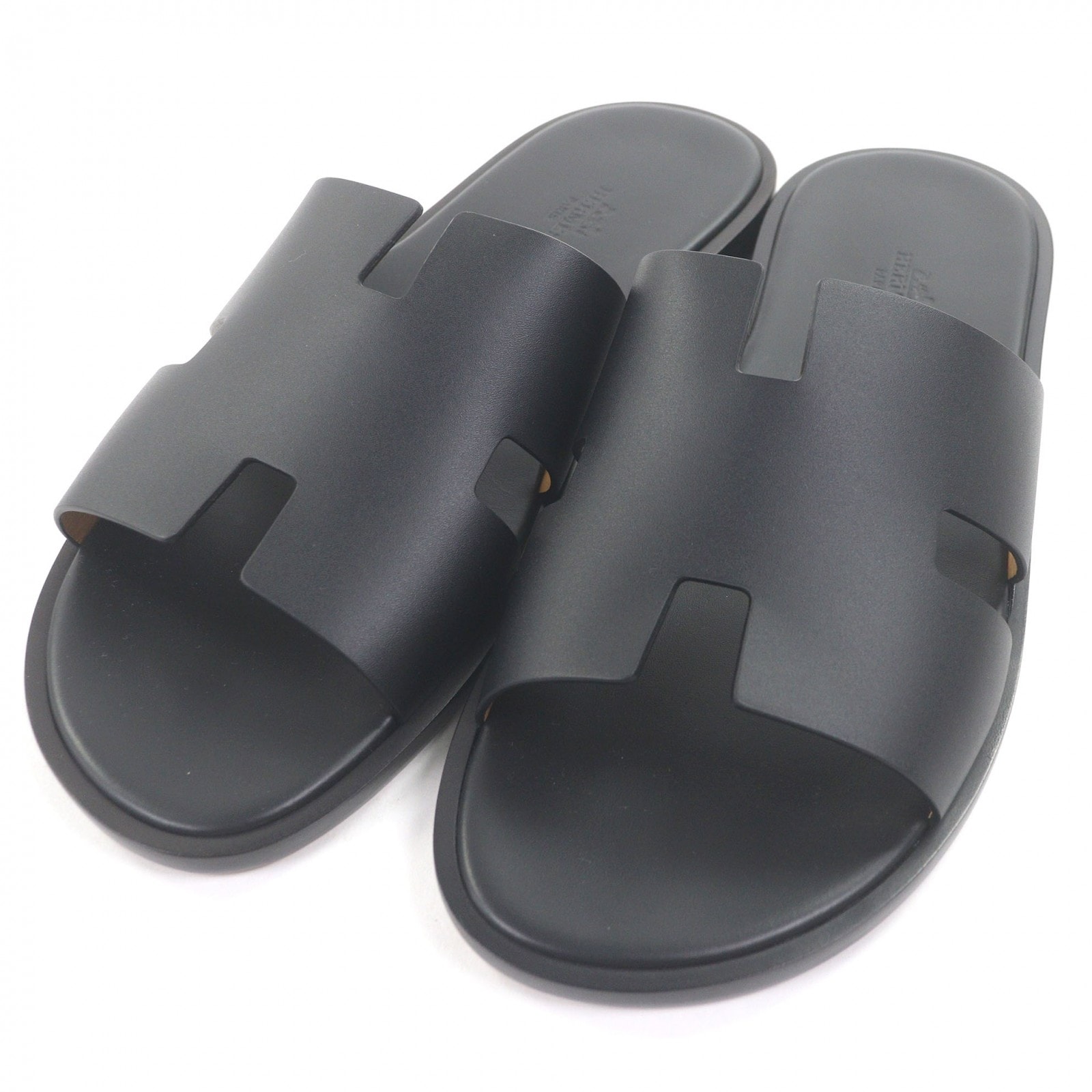 未使用品 エルメス サンダル イズミール ブラック メンズ 43