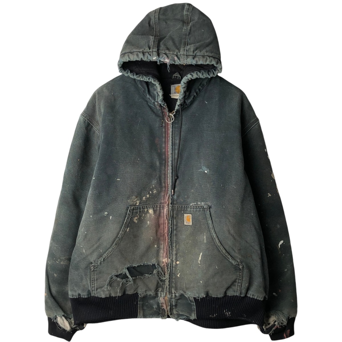 古着 カーハート Carhartt アクティブジャケット ダックフルジップパーカー メンズXL相当/evb034199