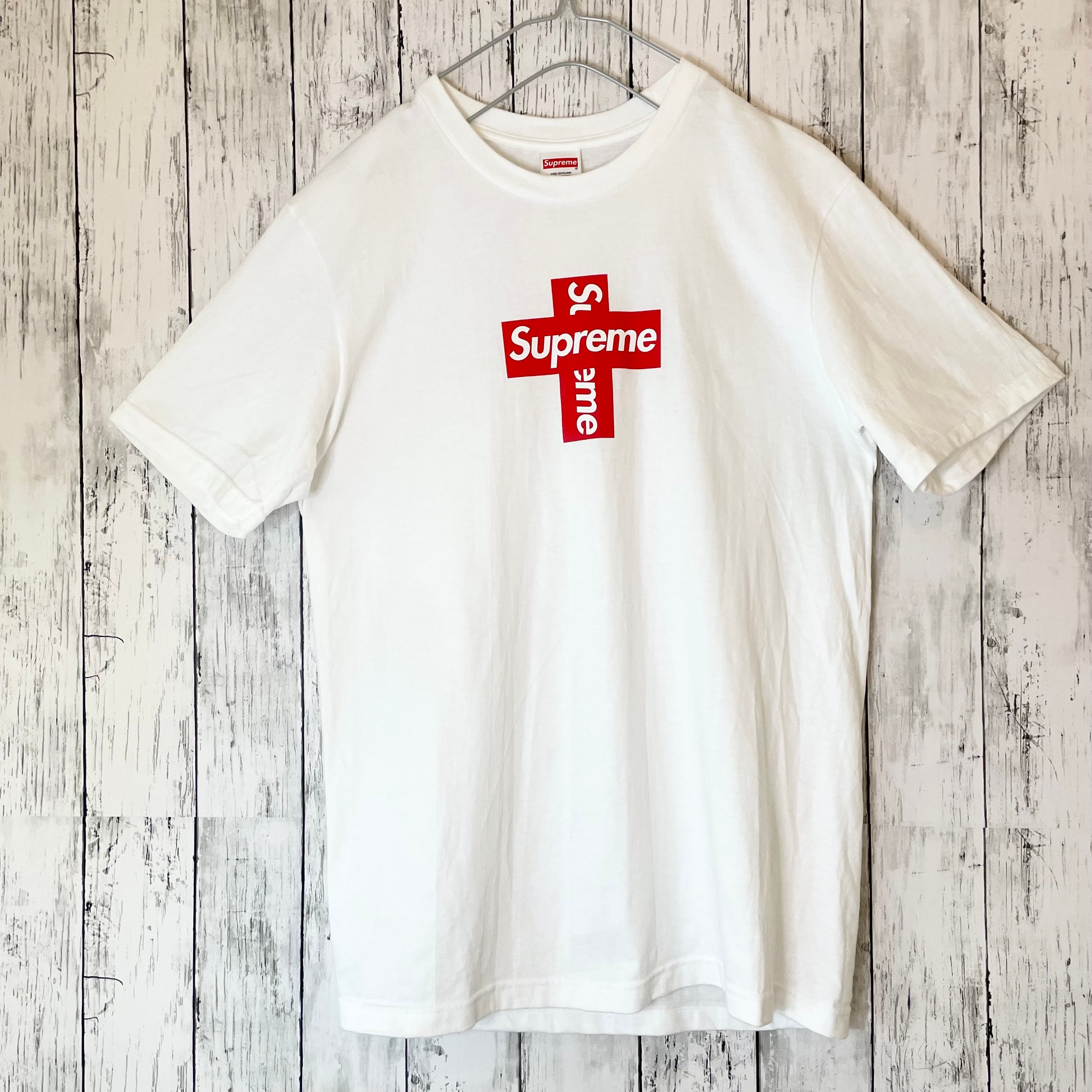 Supreme Cross Box Logo Tee "White"