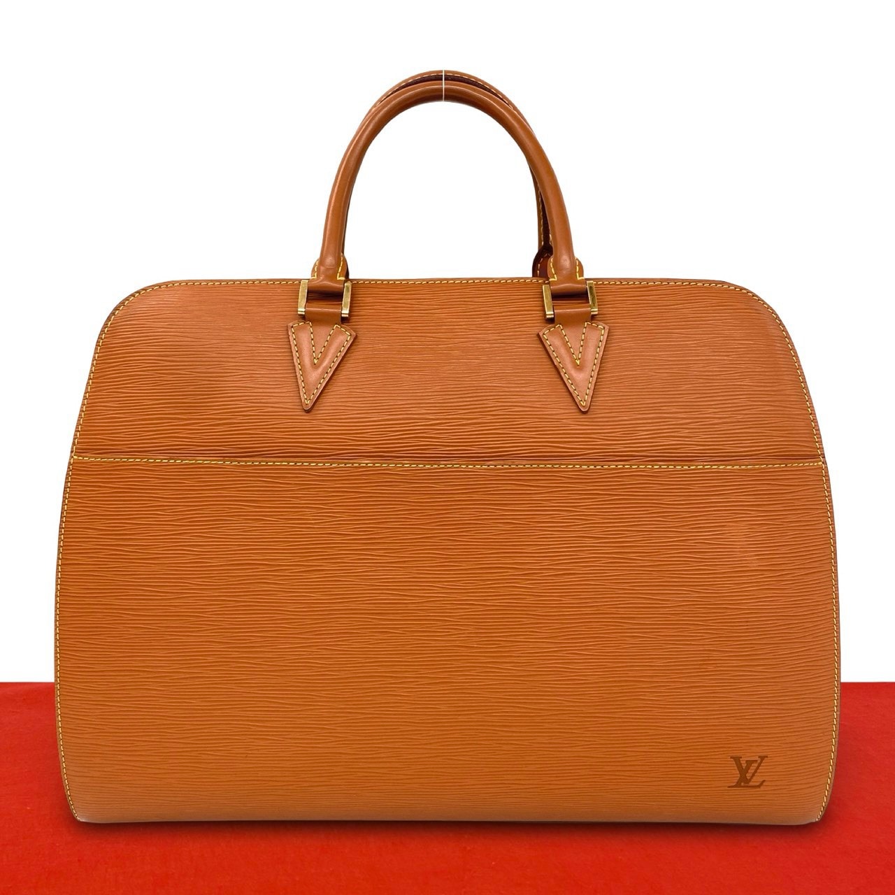 LOUIS VUITTON ルイヴィトン ソルボンヌ エピ レザー ハンドバッグ ジパングゴールド ブラウン
 39216