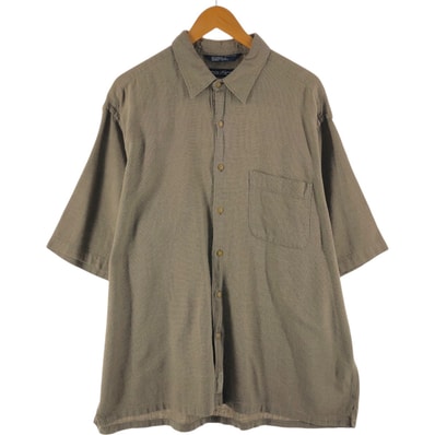 古着 90年代 ノーティカ NAUTICA 半袖 コットン×リネンシャツ メンズXL相当 ヴィンテージ/eaa531552