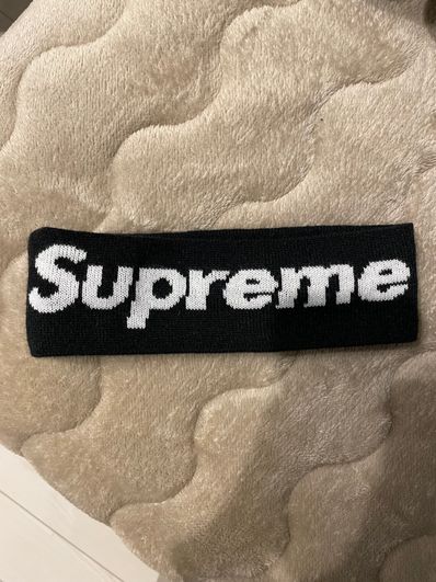 Supreme / New Era® Big Logo Headband "Black"