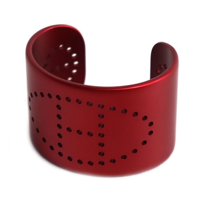 HERMES エルメス アルミ エブリン カフ バングル 33.9g レディース【中古】