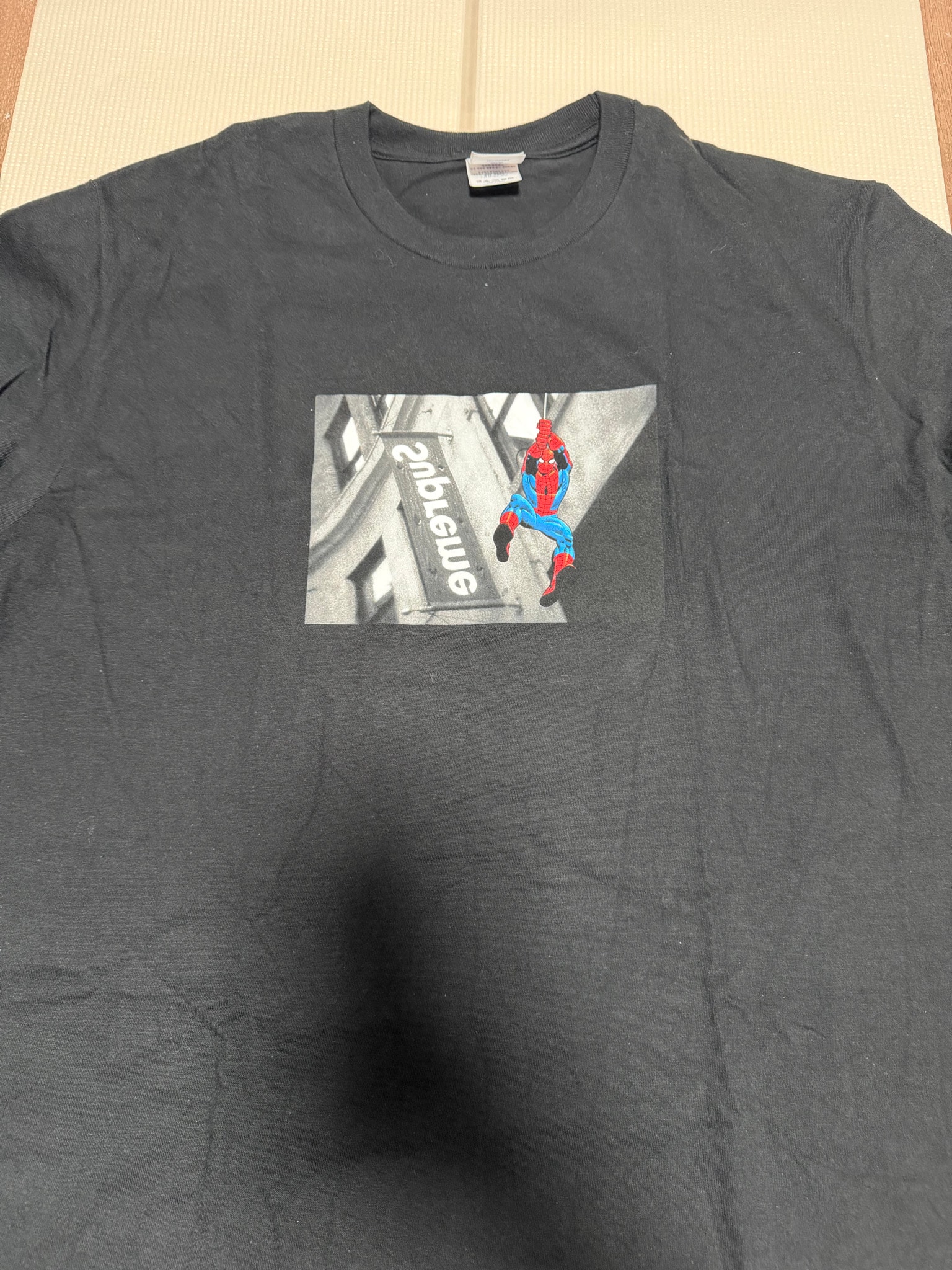 Supreme x Spider-Man Tee "Black"