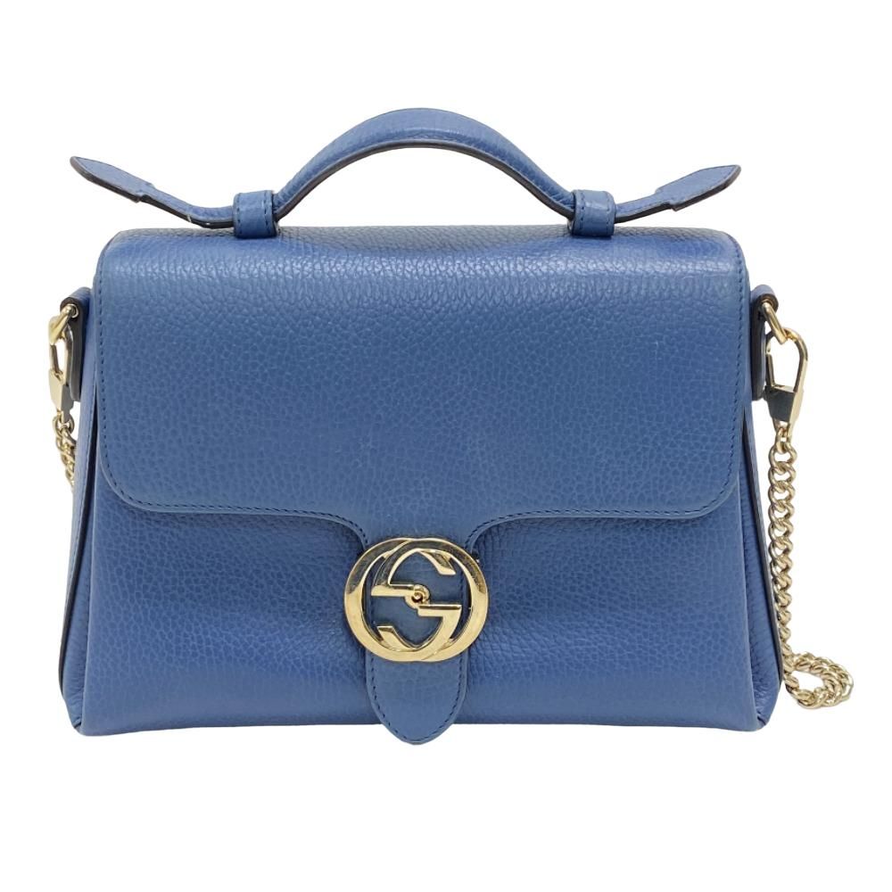 グッチ GUCCI ショルダーバッグ 2WAYハンドバッグ 510302 ブルー