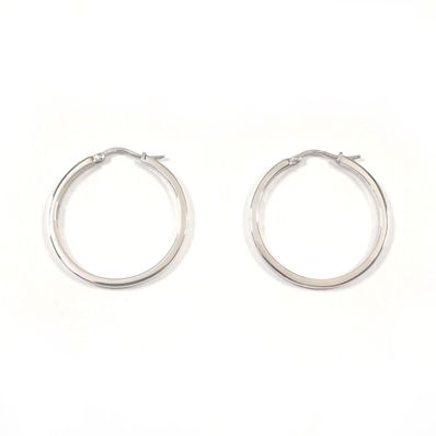 セリーヌ ピアス フープ シルバー