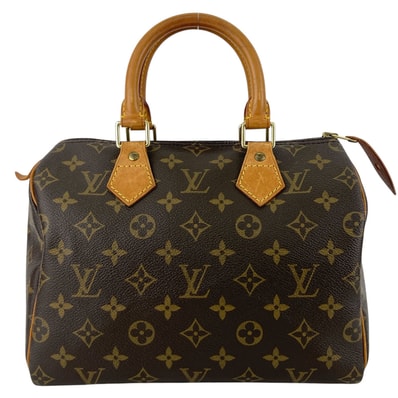 LOUIS VUITTON ルイ・ヴィトン スピーディ 25 ボストンバッグ ハンドバッグ M41528 モノグラム ブラウン レディース【中古】