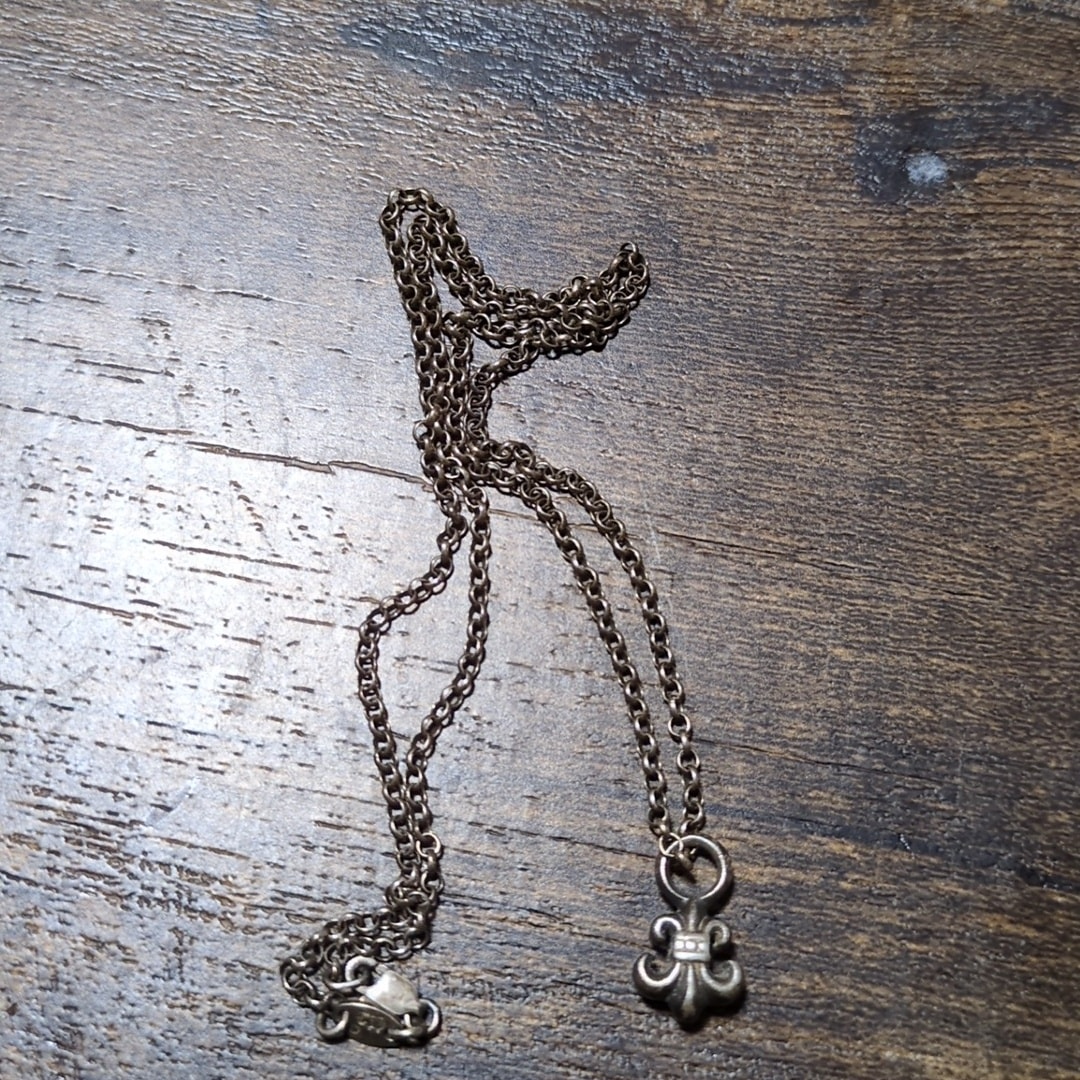 Chrome Hearts Chain Necklace / BS Fleur / 18inch "Silver"