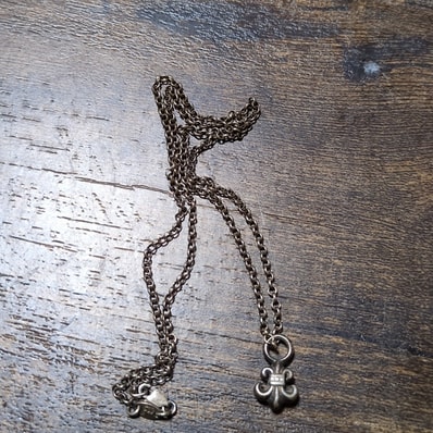 Chrome Hearts Chain Necklace / BS Fleur / 18inch "Silver"