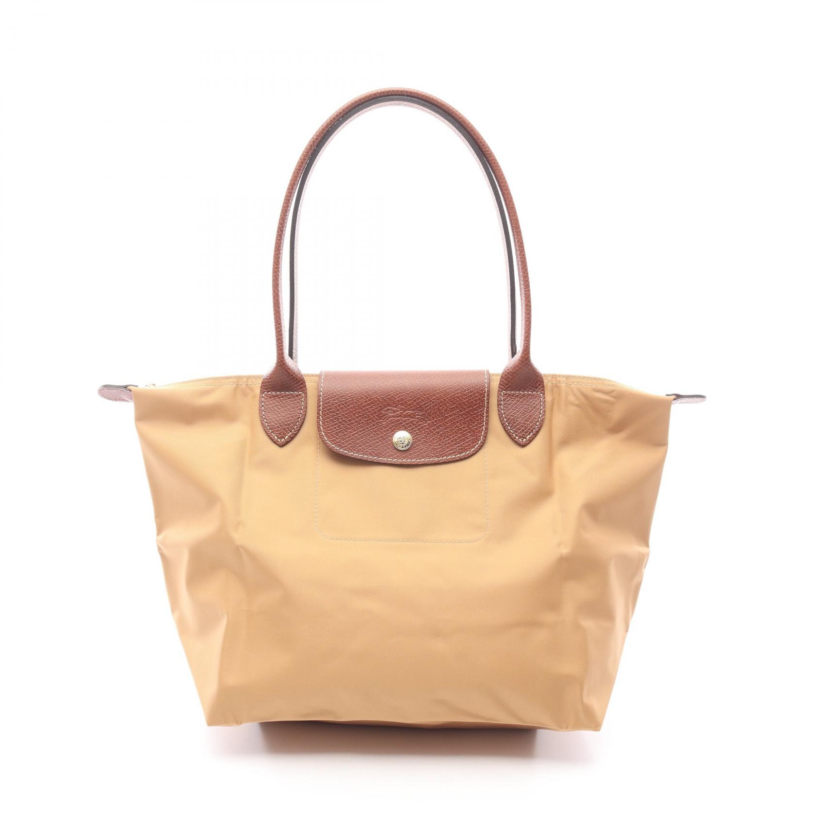 ロンシャン Longchamp LE PLIAGE ORIGINAL M ル プリアージュ オリジナル M トートバッグ バッグ キャンバス レザー レディース ベージュ系 / ブラウン系 L2605089P86 【新品】