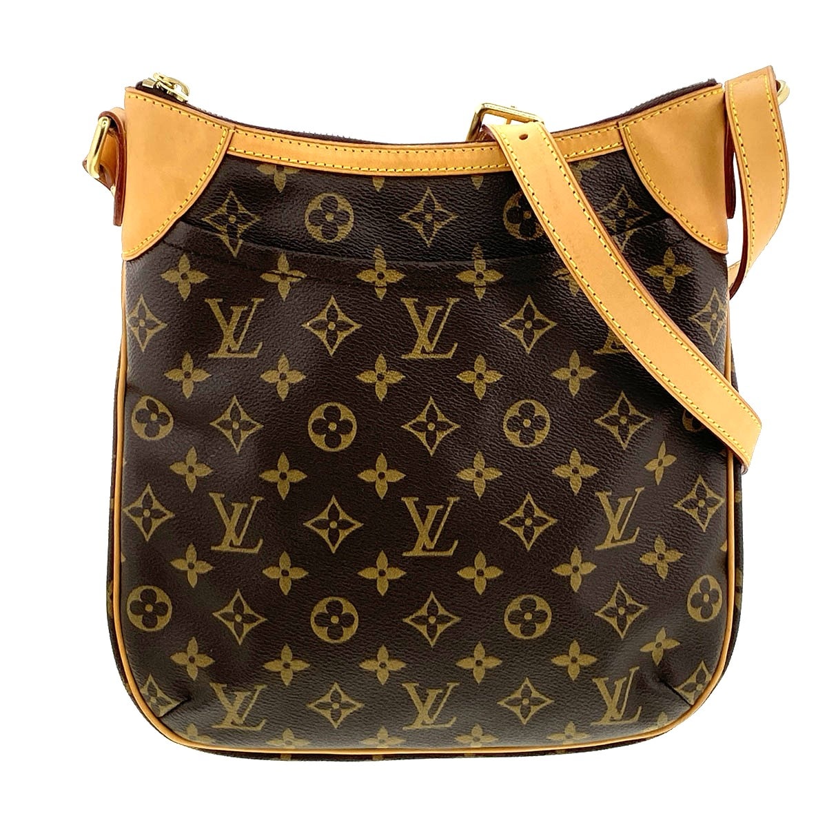 LOUIS VUITTON ルイ・ヴィトン オデオンPM ショルダーバッグ M56390 モノグラム ブラウン レディース【中古】