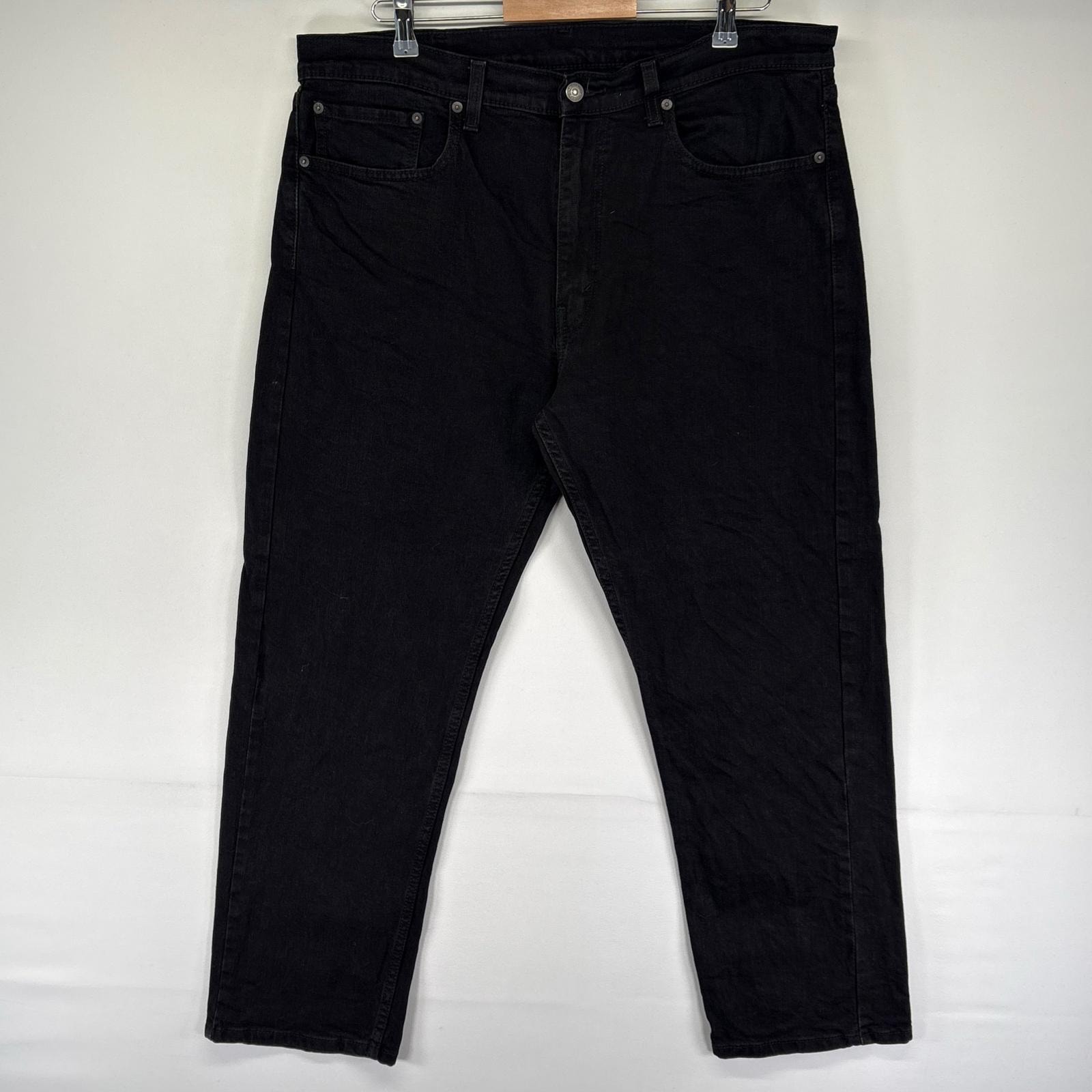 古着 リーバイス Levi's デニム パンツ Gパン ブラックデニム 505 ジーンズ ジッパーフライ 5ポケット W38 L30  ブラック系 メンズ