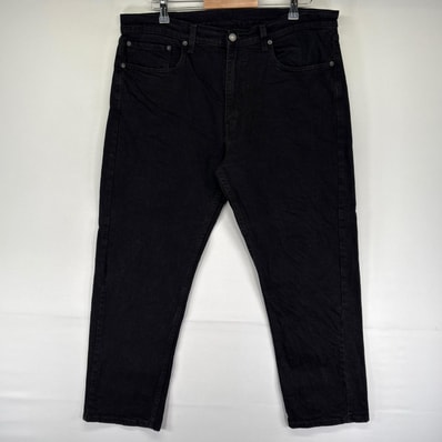 古着 リーバイス Levi's デニム パンツ Gパン ブラックデニム 505 ジーンズ ジッパーフライ 5ポケット W38 L30 ブラック系 メンズ