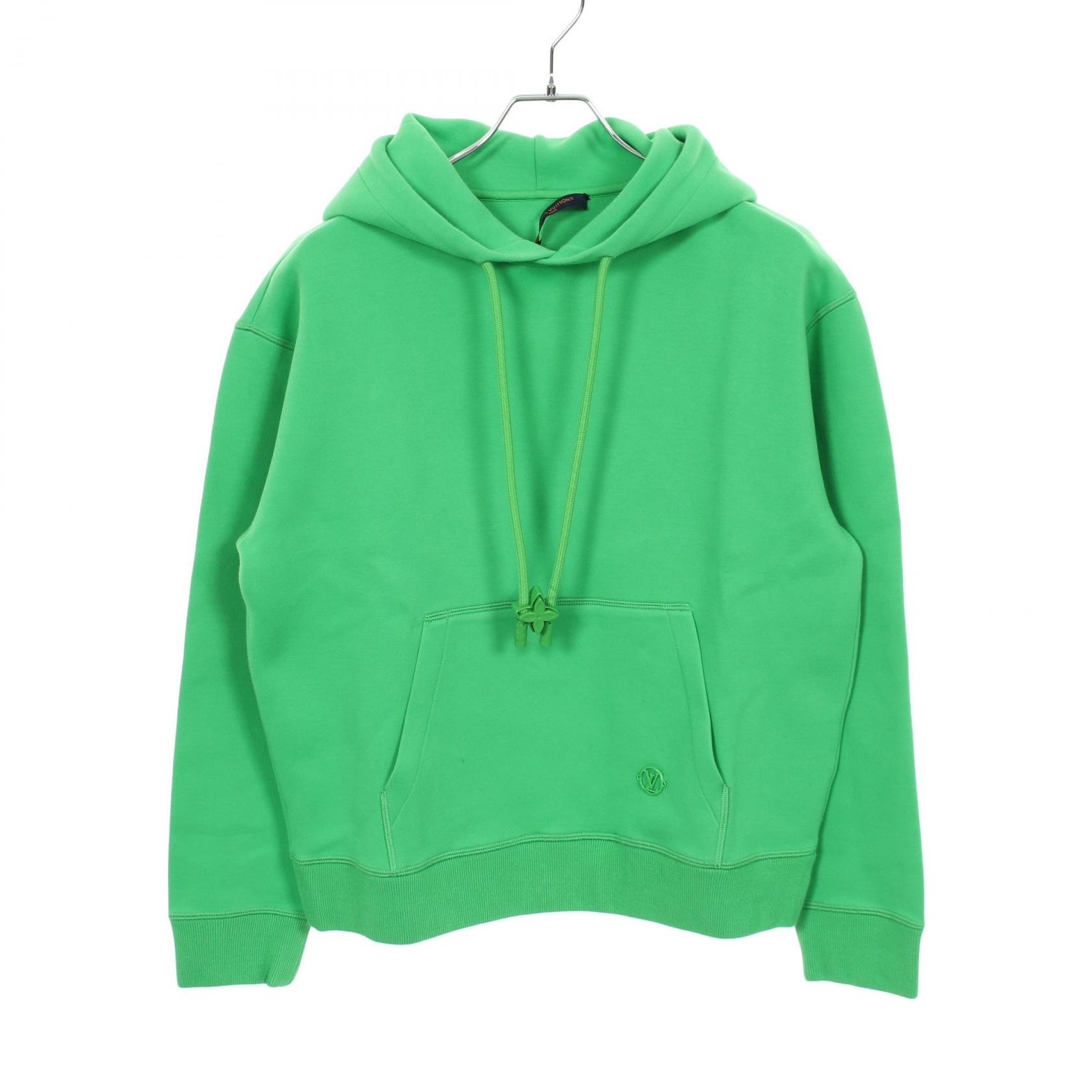 ルイ・ヴィトン LOUIS VUITTON モノグラムフラワーストッパー パーカー 衣料品 トップス コットン メンズ グリーン系 RM232 CFJ HPY76W 【中古】