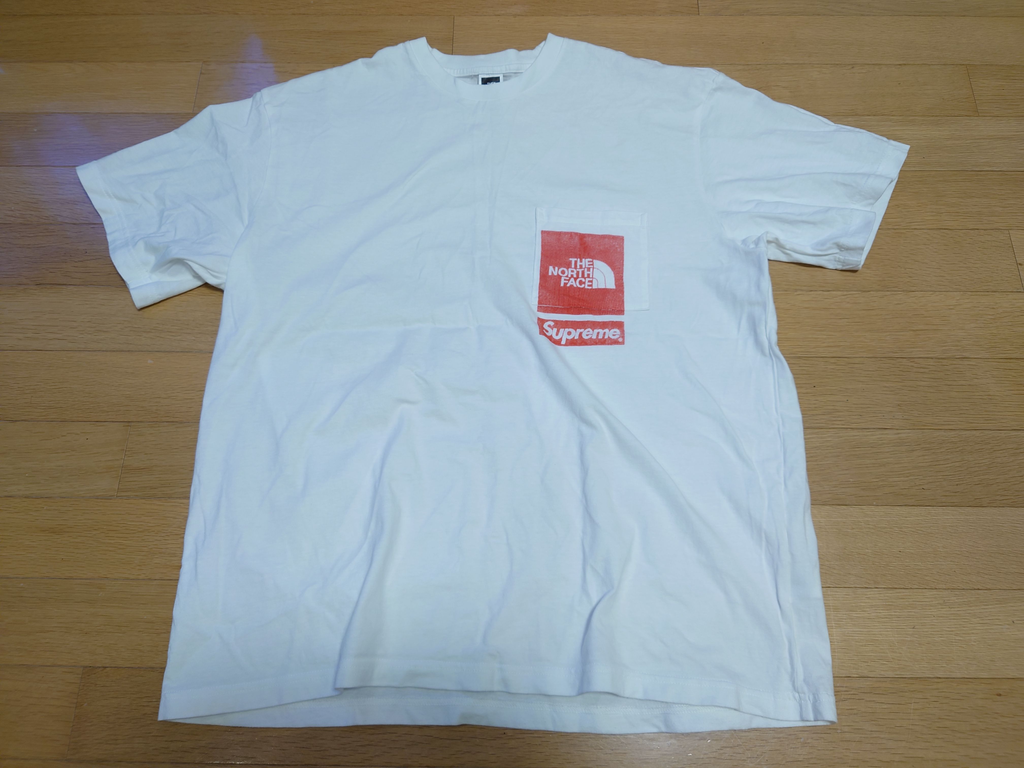 Supreme x The North Face Printed Pocket Tee "White"