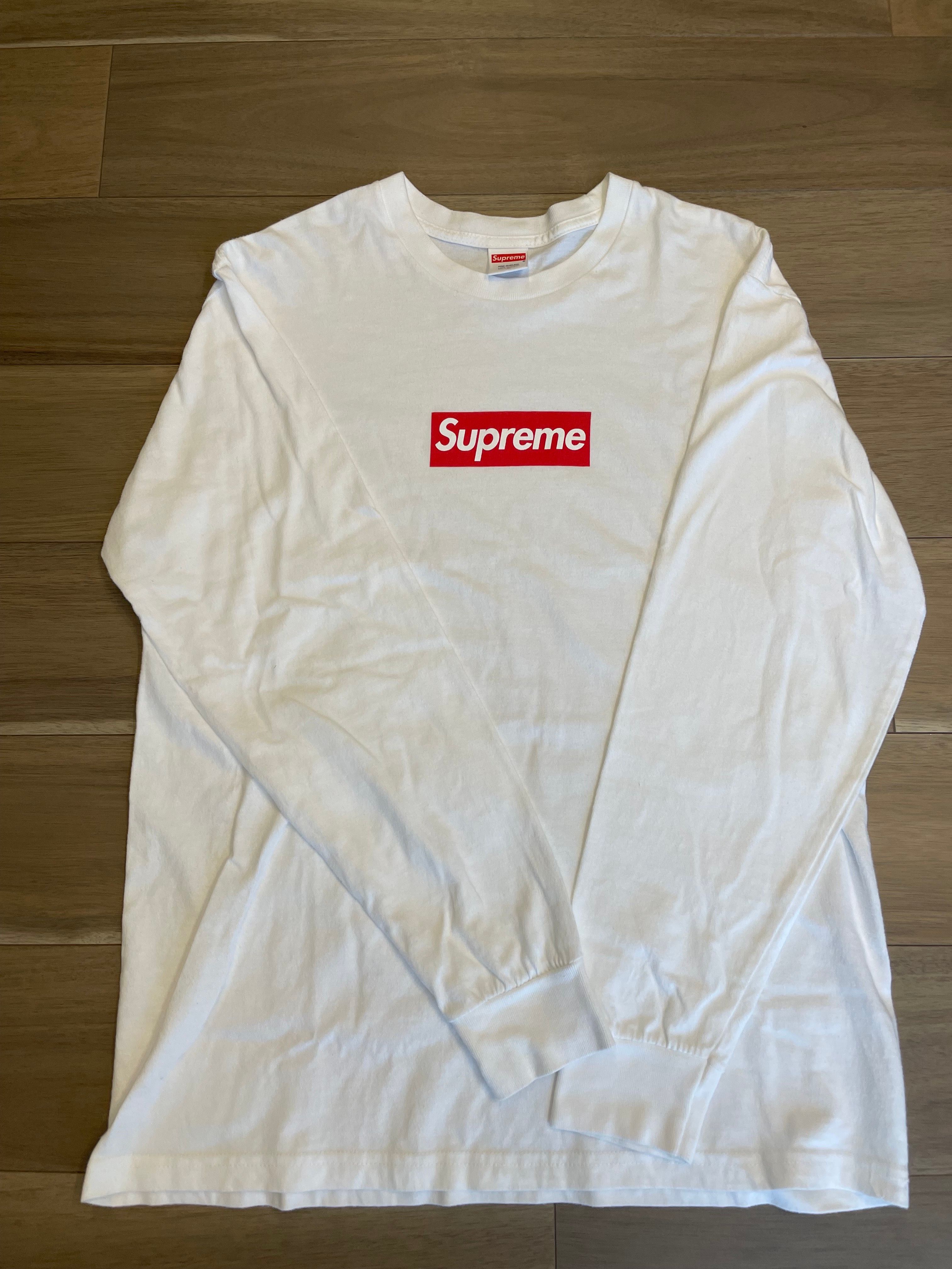 Supreme Box Logo L/S Tee "White"