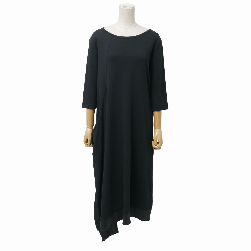 Y's Yohji Yamamoto ワイズ ヨウジヤマモト ワンピース サイズ2 変形 異素材 フレアワンピース ブランド古着【中古】20260413/RA8944