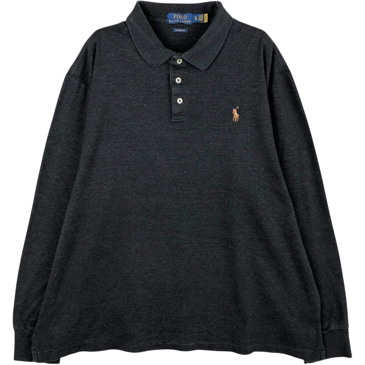 古着 ラルフローレン Ralph Lauren POLO RALPH LAUREN CLASSIC FIT 長袖 ポロシャツ メンズXL相当/eaa630566