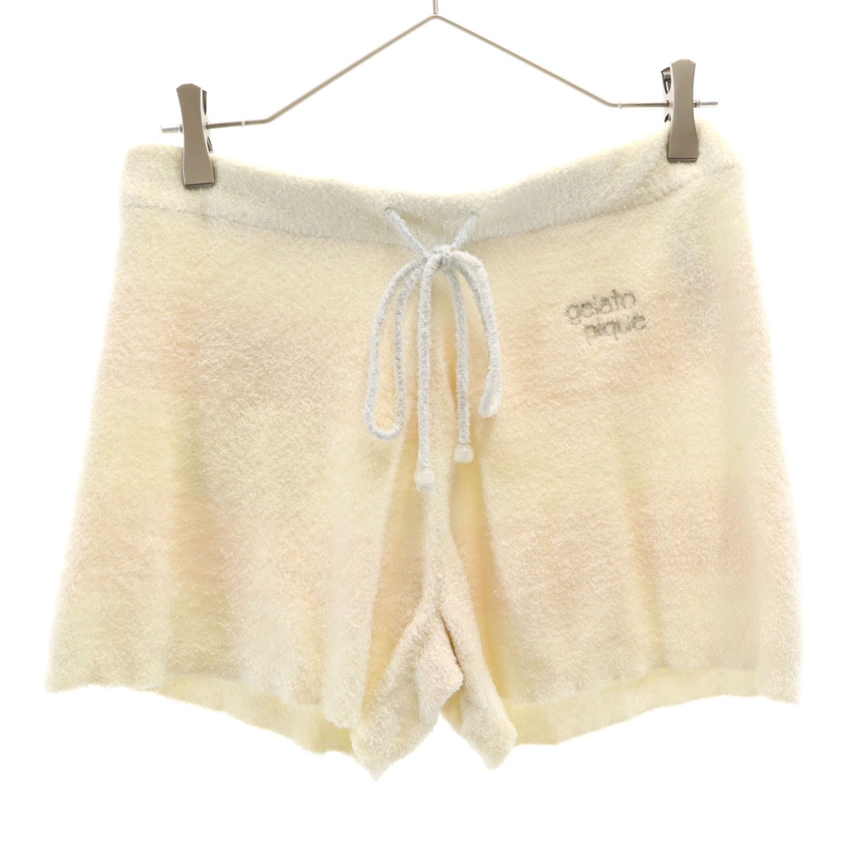 gelato pique ジェラートピケ ルームウェアショートパンツ F アイボリー ふわもこ