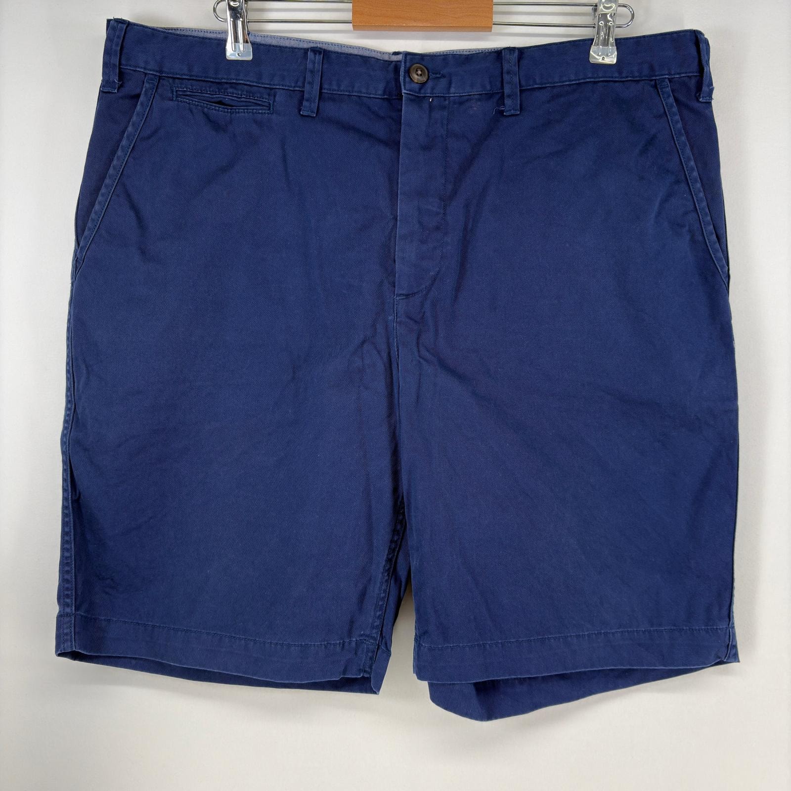 古着 ポロ・ラルフローレン POLO RALPH LAUREN ショートパンツ チノパン ハーフパンツ ポロチノ ワンポイント w38 ネイビー メンズ