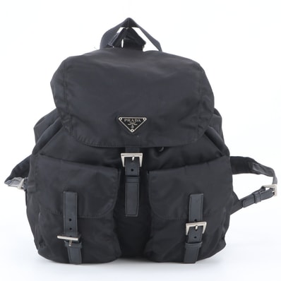 ■美品 プラダ テスート ナイロントライアングルロゴリュックサック