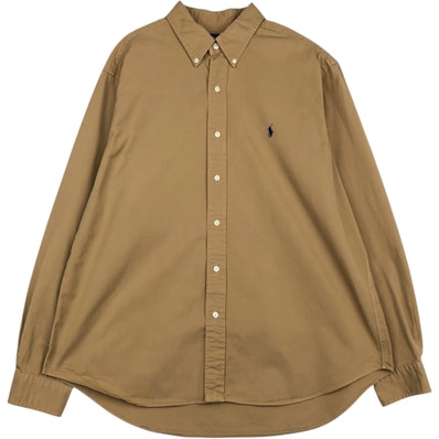 古着 ラルフローレン Ralph Lauren CLASSIC FIT クラシックフィット 長袖 ボタンダウンシャツ メンズXL相当/eaa643432