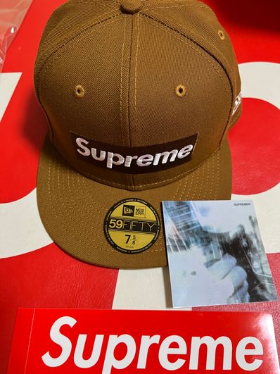 Supreme Money Box Logo New Era "Brown"