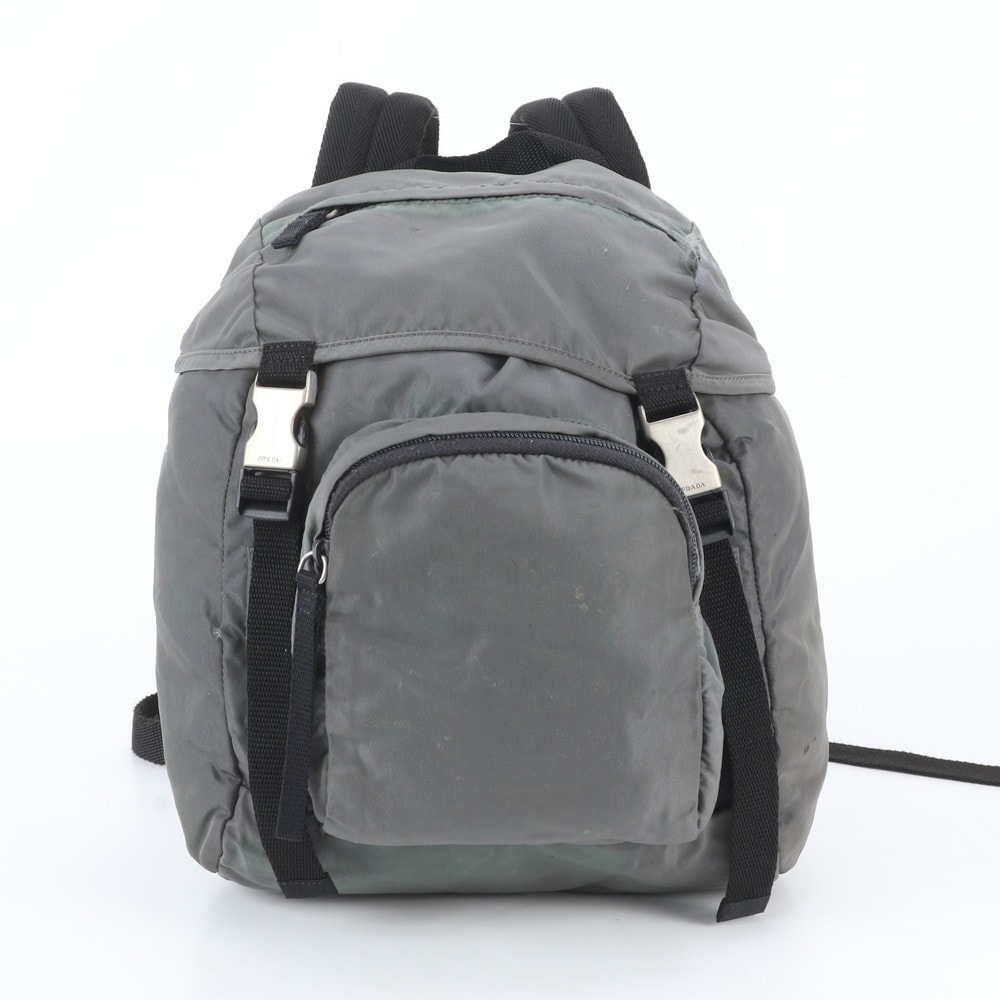 ■美品 プラダ テスート ナイロントライアングルロゴリュックサック