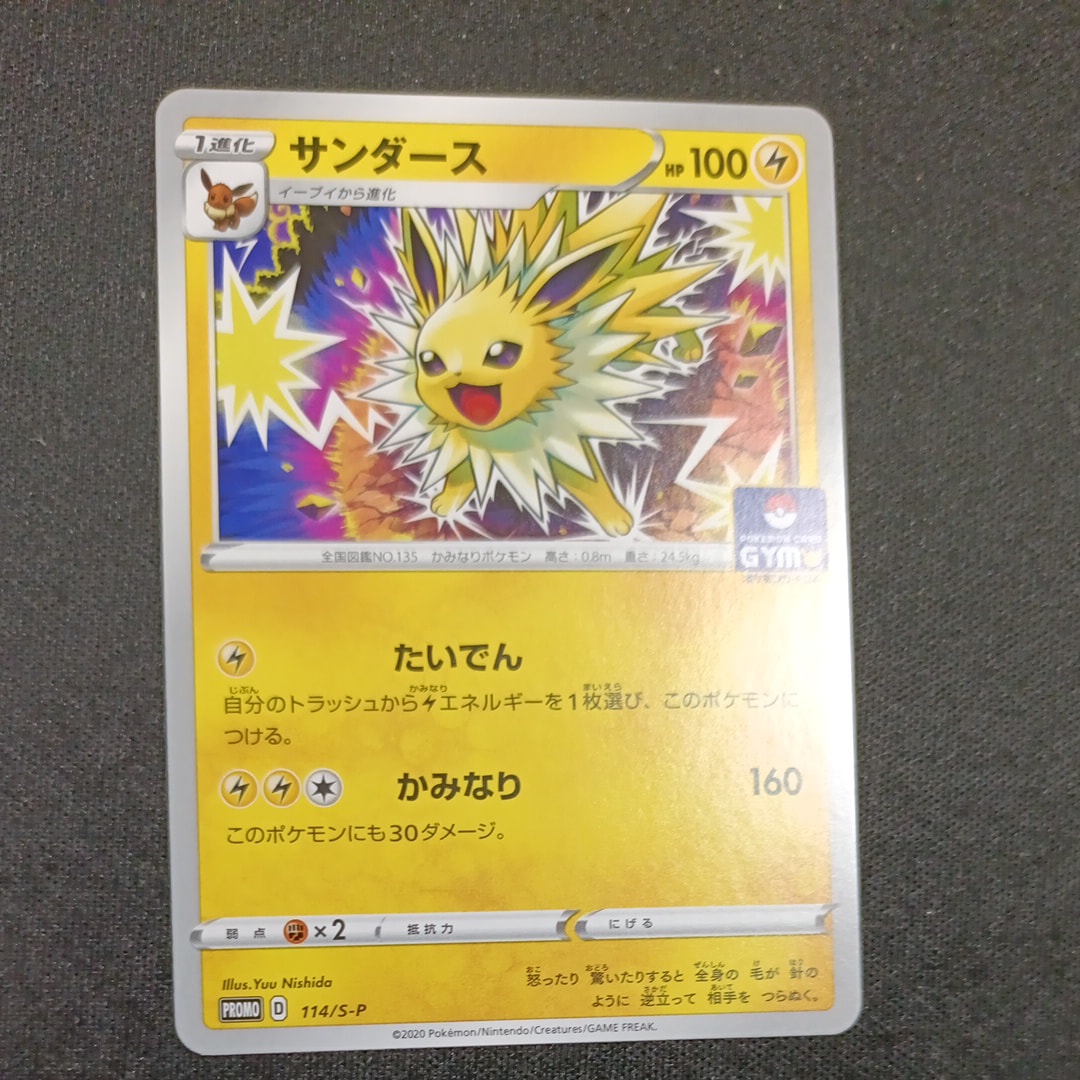 サンダース: プロモ P [S-P 114](ポケモンカードゲーム ソード&シールド 「プロモカードパック 第4弾」)