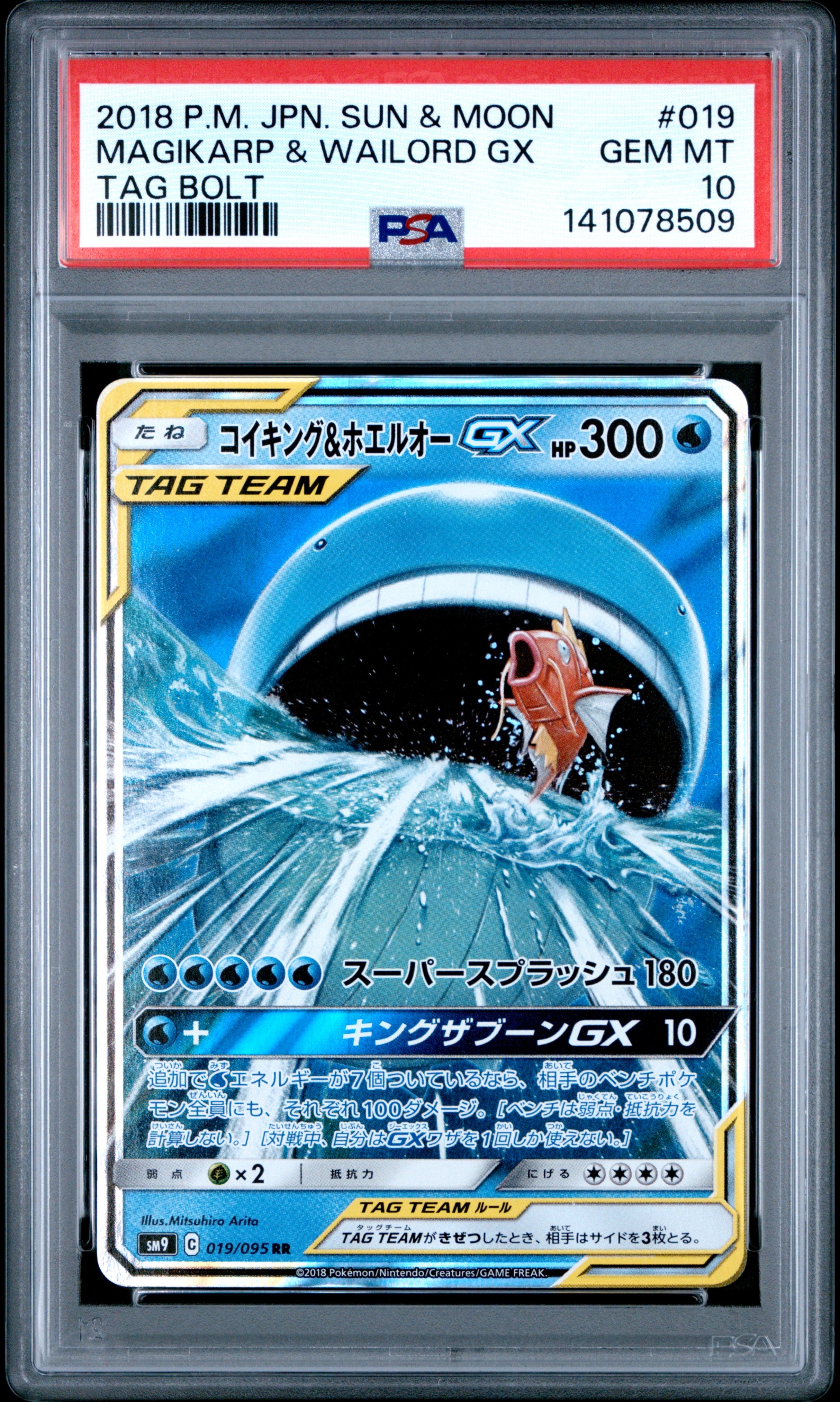 コイキング&ホエルオーGX RR [SM9 019/095](拡張パック「タッグボルト」)