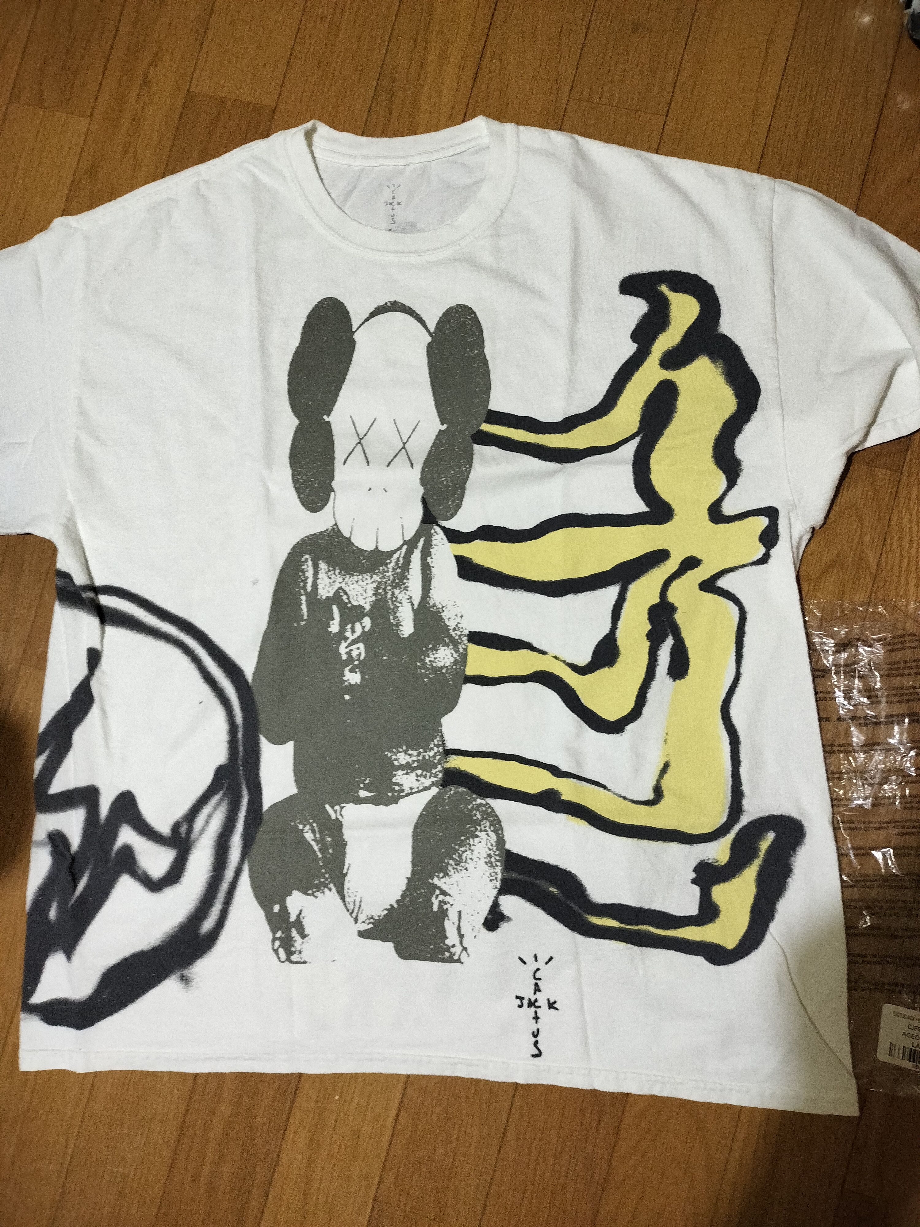 Travis Scott Cactus Jack x KAWS For Fragment Tee "White"