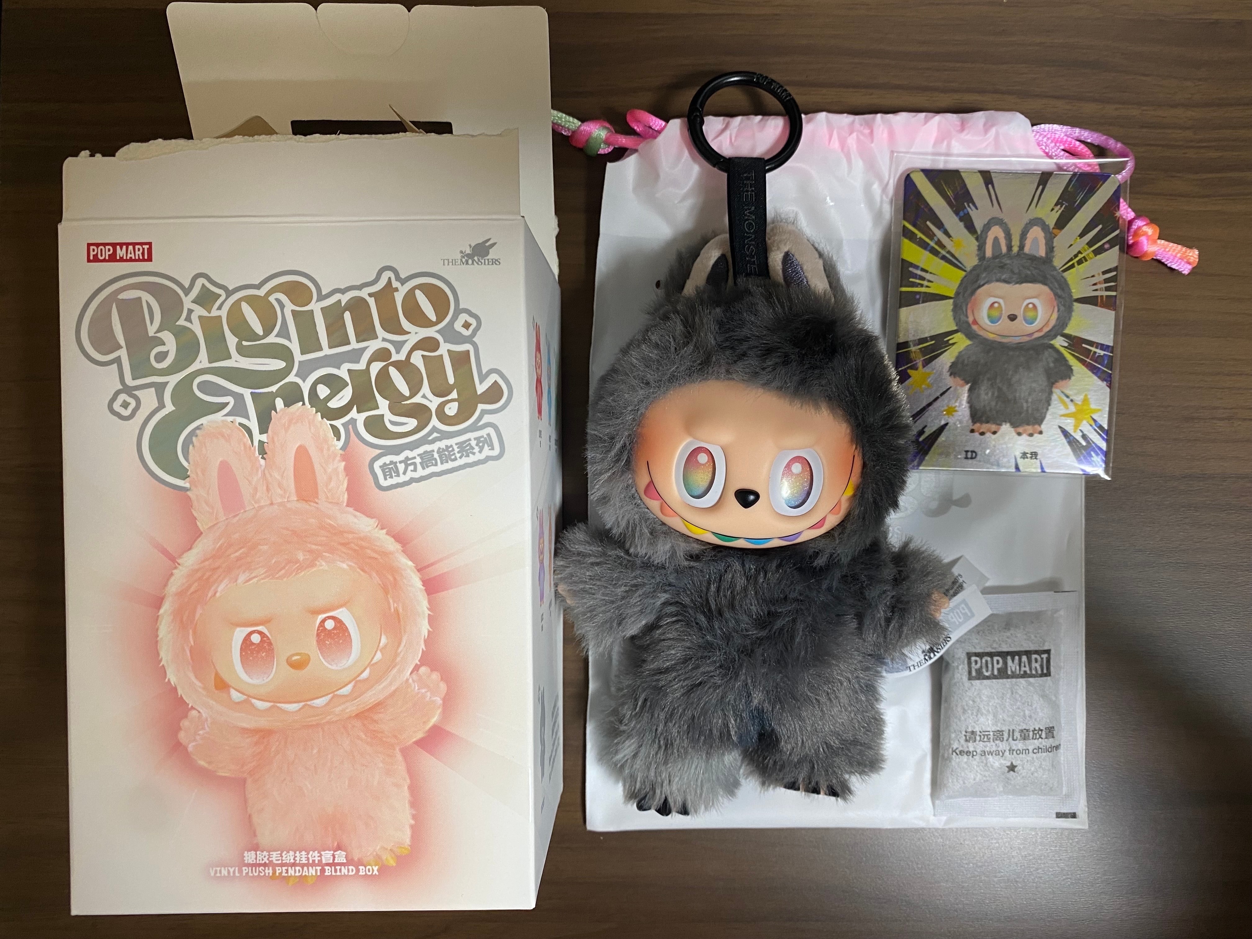 POP MART THE MONSTERS (LABUBU) Big into Energy Series Plush Pendant ID (Secret)