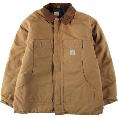 古着 カーハート Carhartt トラディショナルコート 中綿入り ダックワークジャケット メンズXXL相当/eaa651282