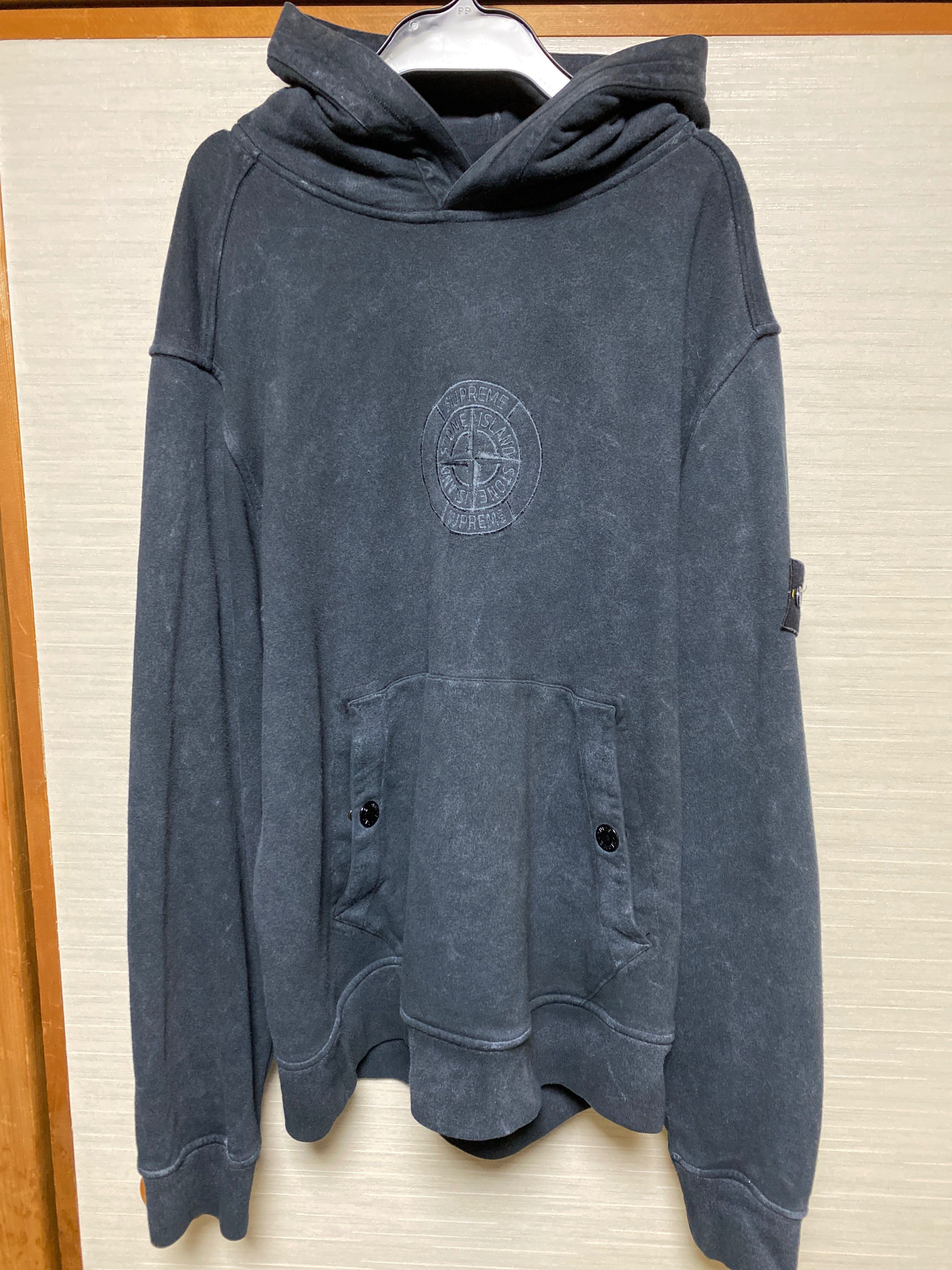 Supreme / Stone Island® Hooded Sweatshirt "Black"