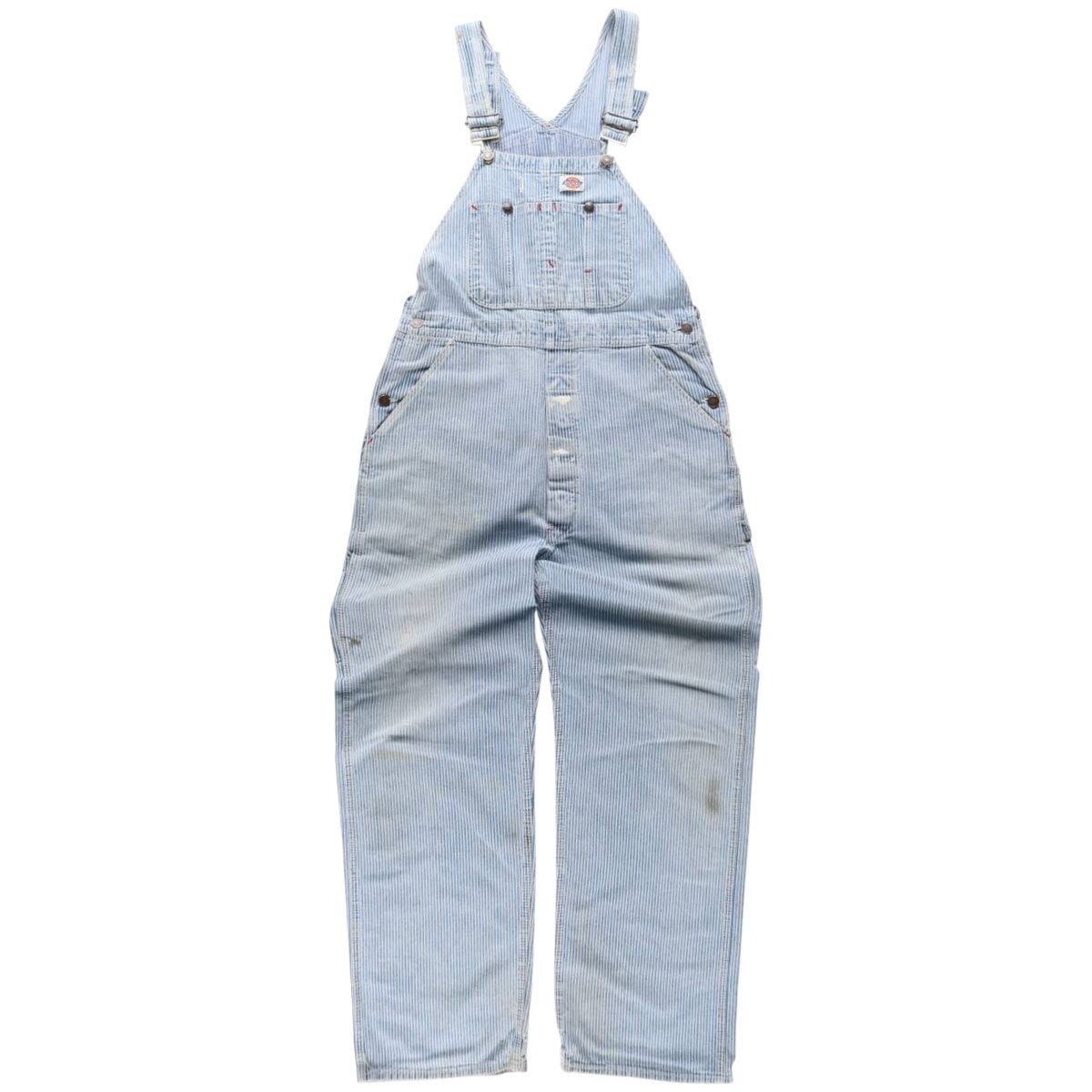古着 90~00年代 ディッキーズ Dickies ヒッコリーストライプ ヒッコリーストライプ オーバーオール メンズw36相当 ヴィンテージ/eaa654616