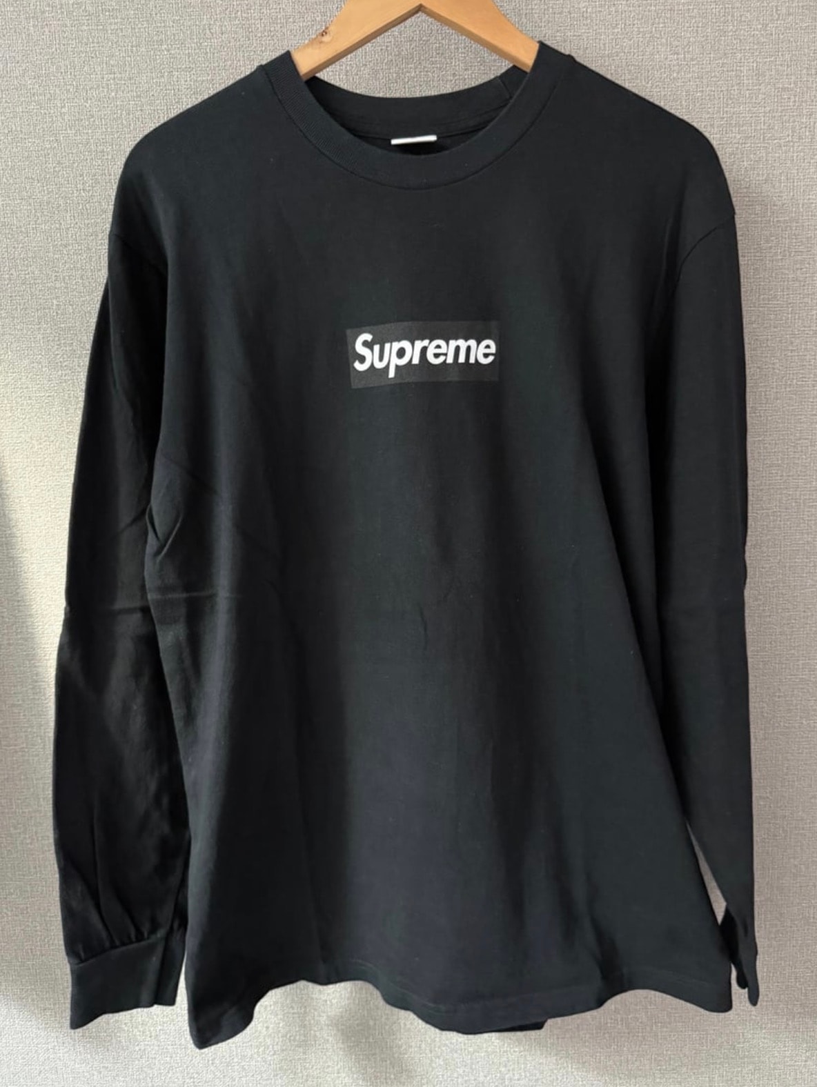 Supreme Box Logo L/S Tee "Black"