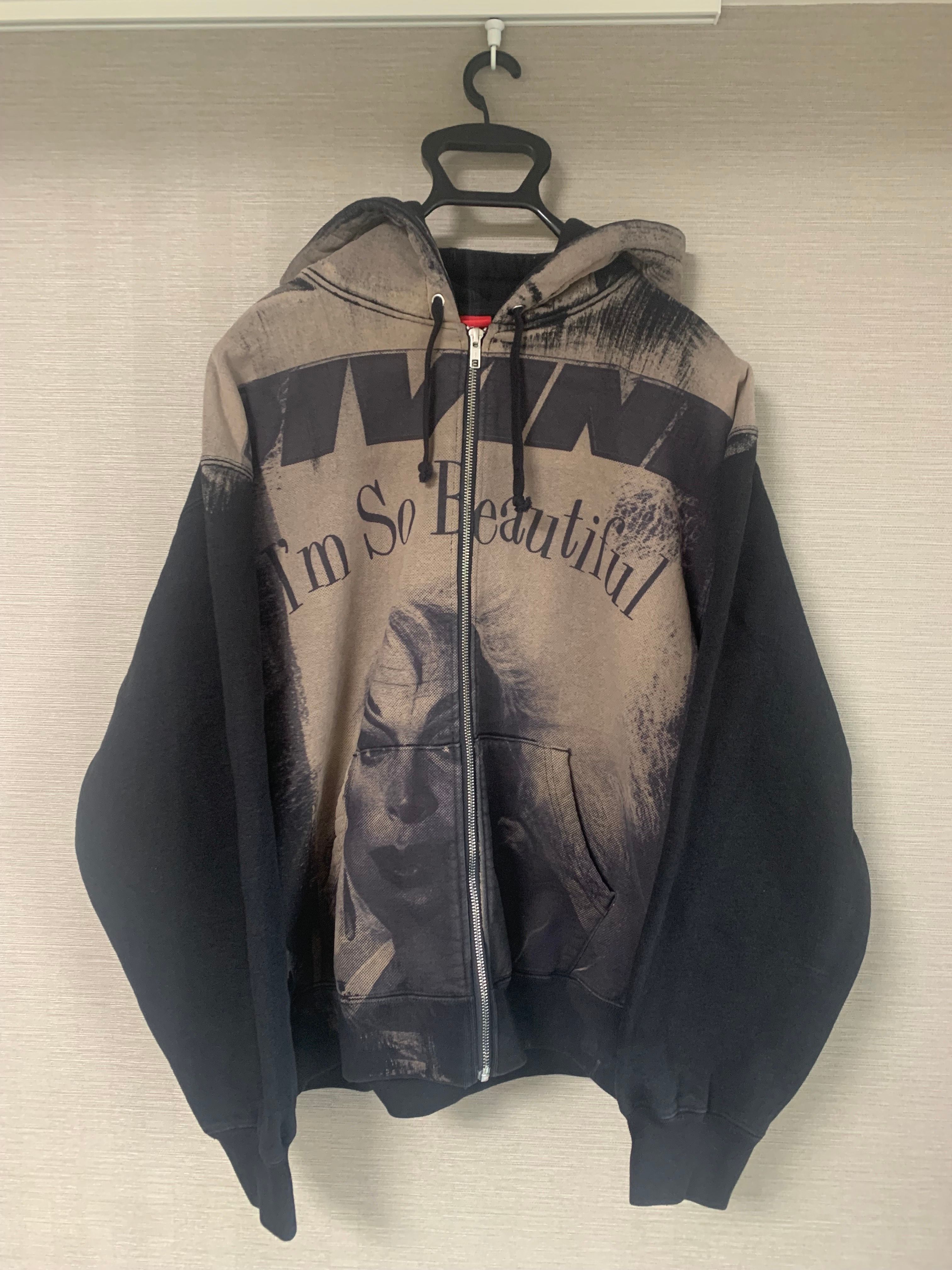 Supreme Divine Zip Up Hooded Sweatshirt "Black"