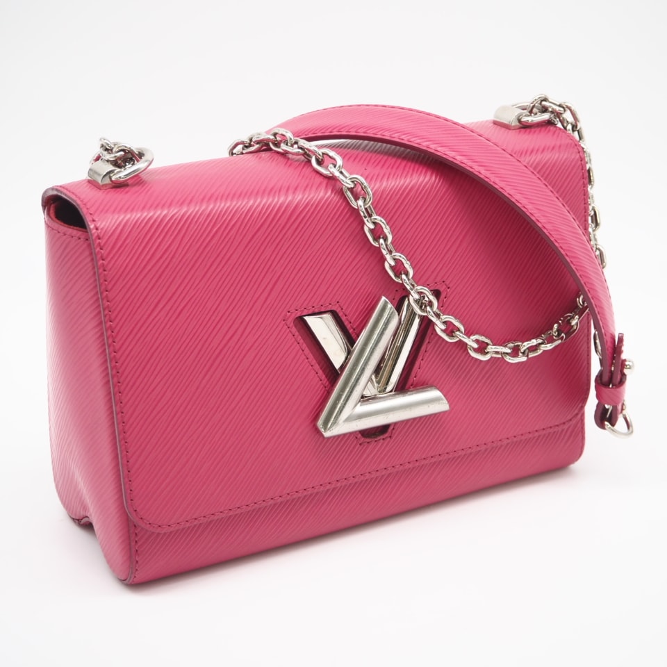 美品 LOUIS VUITTON ルイ・ヴィトン エピ ツイストMM フューシャ M51006 ショルダーバッグ ピンク グレインレザー レディース
