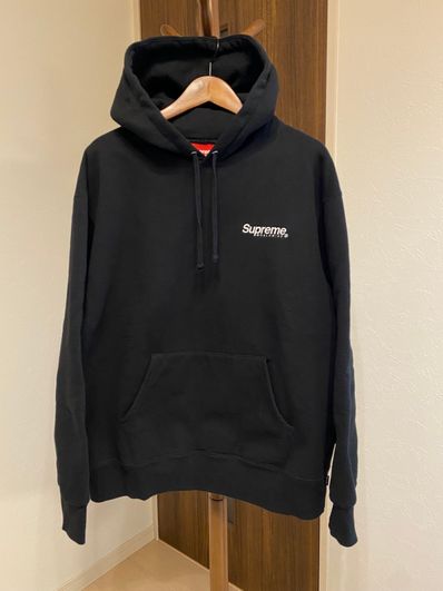 Supreme Worldwide Hooded Sweatshirt "Black"