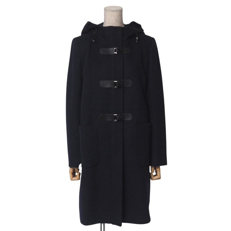 Paul Smith ポール・スミス コート サイズ40 BLACK フーテッド ロングコート ブランド古着【中古】20250402/RA3891