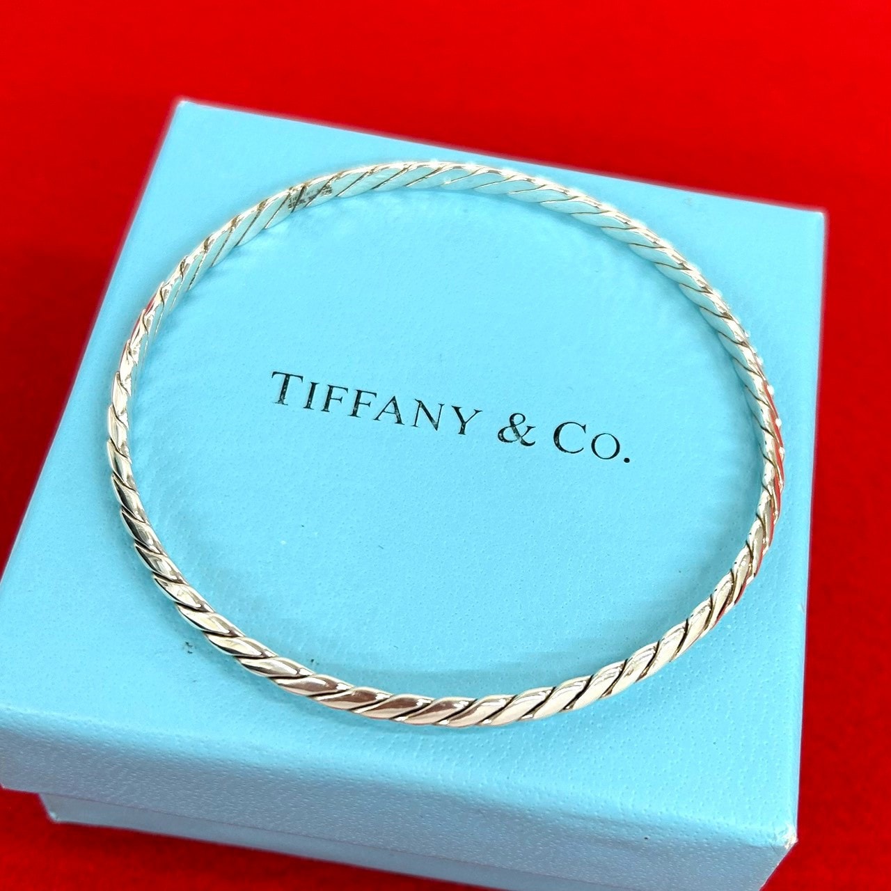 TIFFANY&Co. ティファニー ツイスト バングル シルバー925 バングル シルバー
 32991