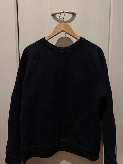 Chrome Hearts Back CH Logo Cemetery Cross Sweatshirt "Black"