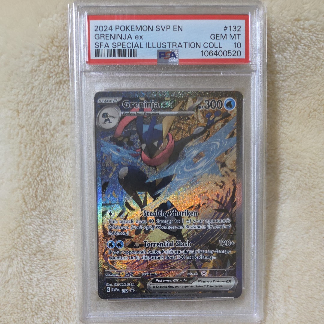 PSA10】ゲッコウガex P [SVP EN 132]【英語版】(スカーレット