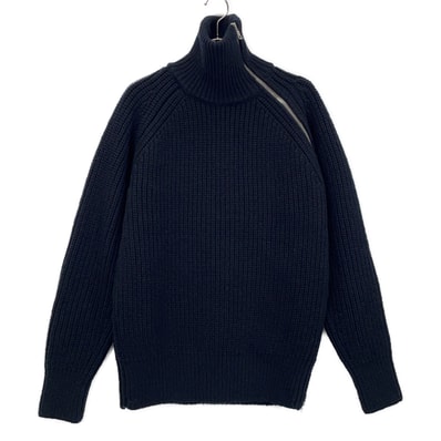 ドリスヴァンノッテン 24AW ブラック MONTY BIS 2707 M.K.SWEATER ドライバーズニット S