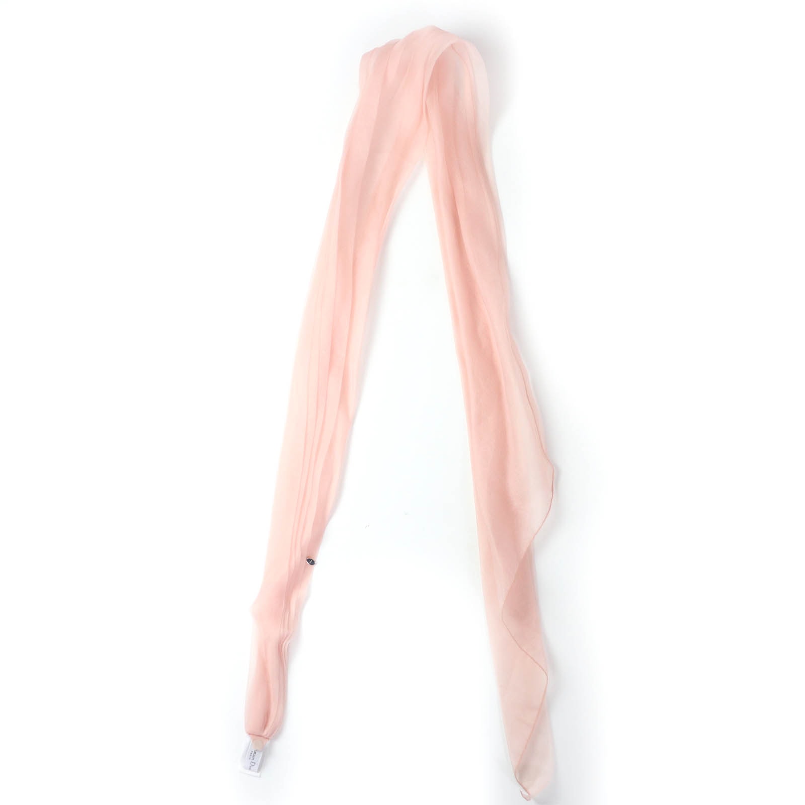 極美品 クリスチャンディオール ストール ピンク 44DFL200A600